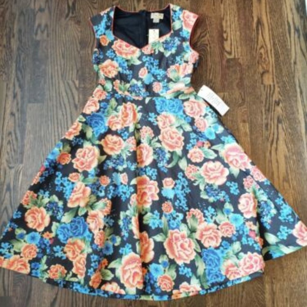 Lindy bop swing pinup dress
